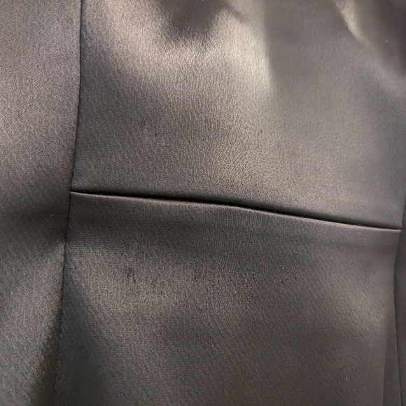 TEN BY BABATON -- HEAVY SATIN DAZZLE DRESS IN BLACK -- XXS - Picture 3 of 6